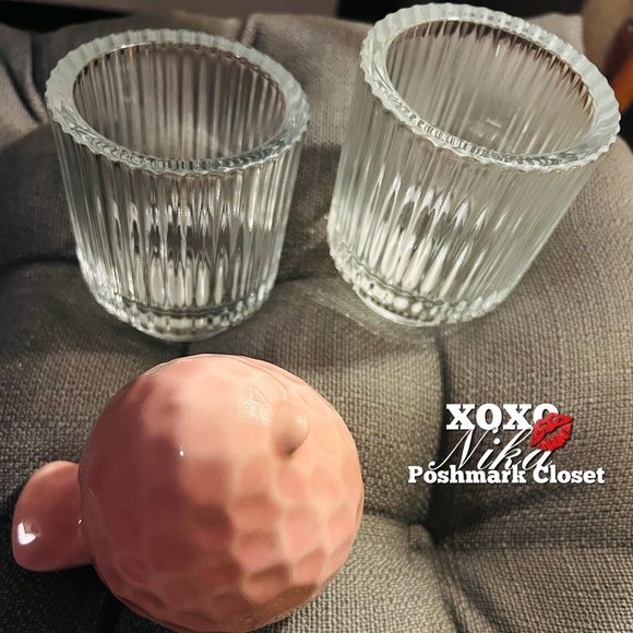 Home Décor 3 Piece Set 🦜  Candle Holders and Ceramic Bird - Picture 2 of 3